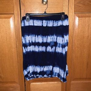 Blue Tie Dye skirt